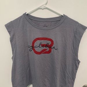 CycleBar Gray Crop Top